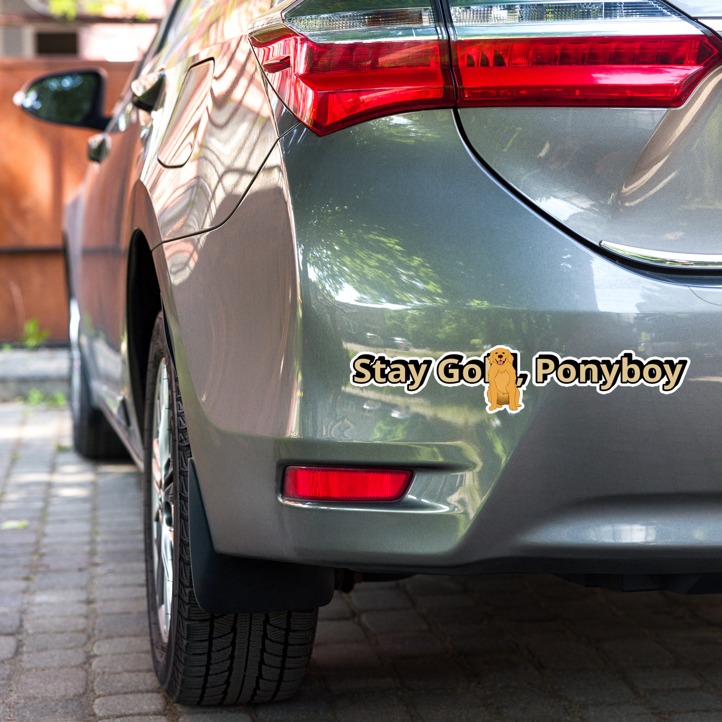 Stay Gold (Golden Retriever) Sticker