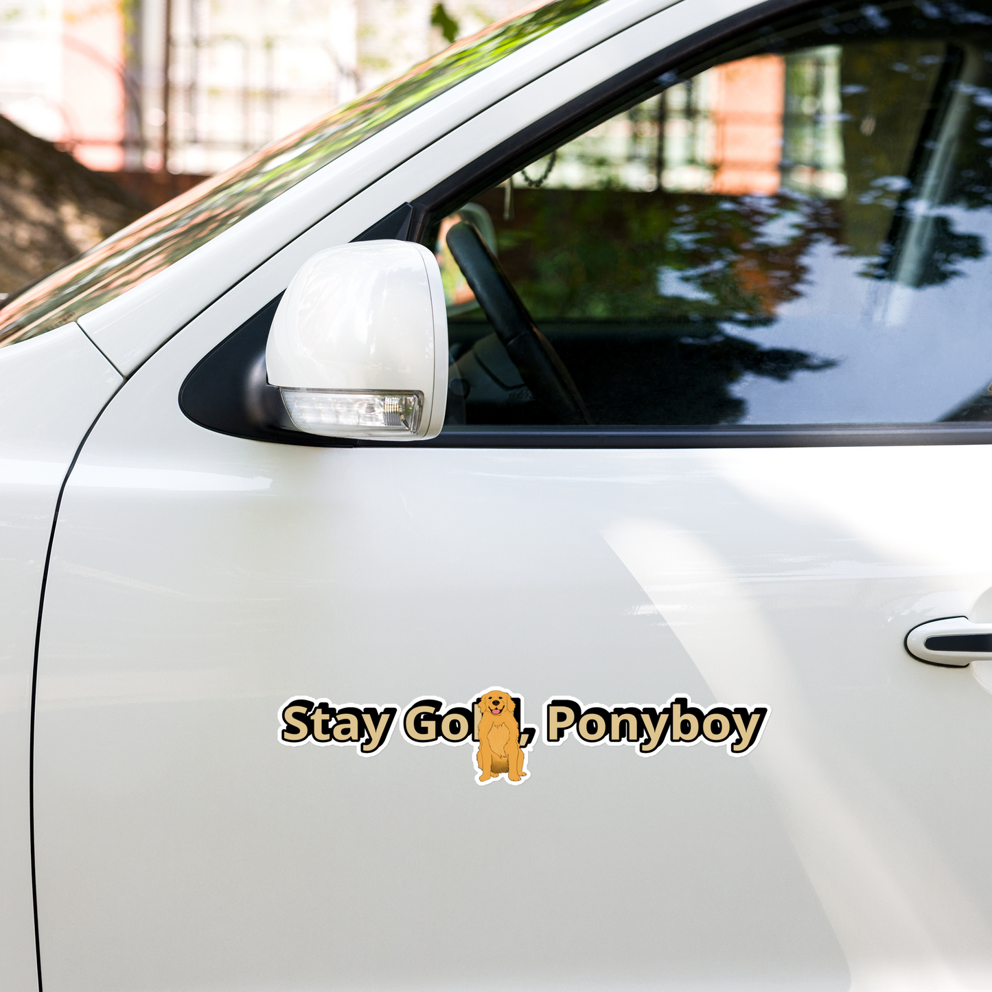 Stay Gold (Golden Retriever) Sticker