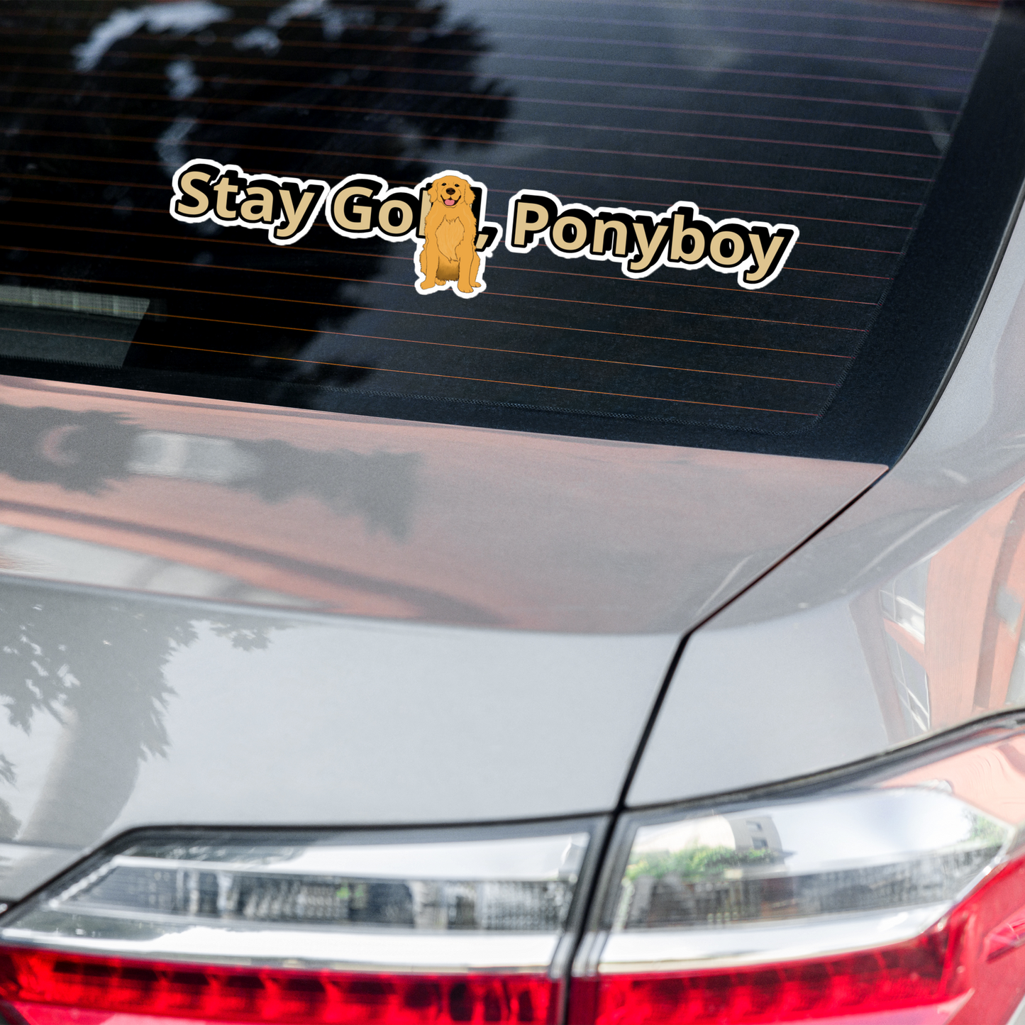 Stay Gold (Golden Retriever) Sticker