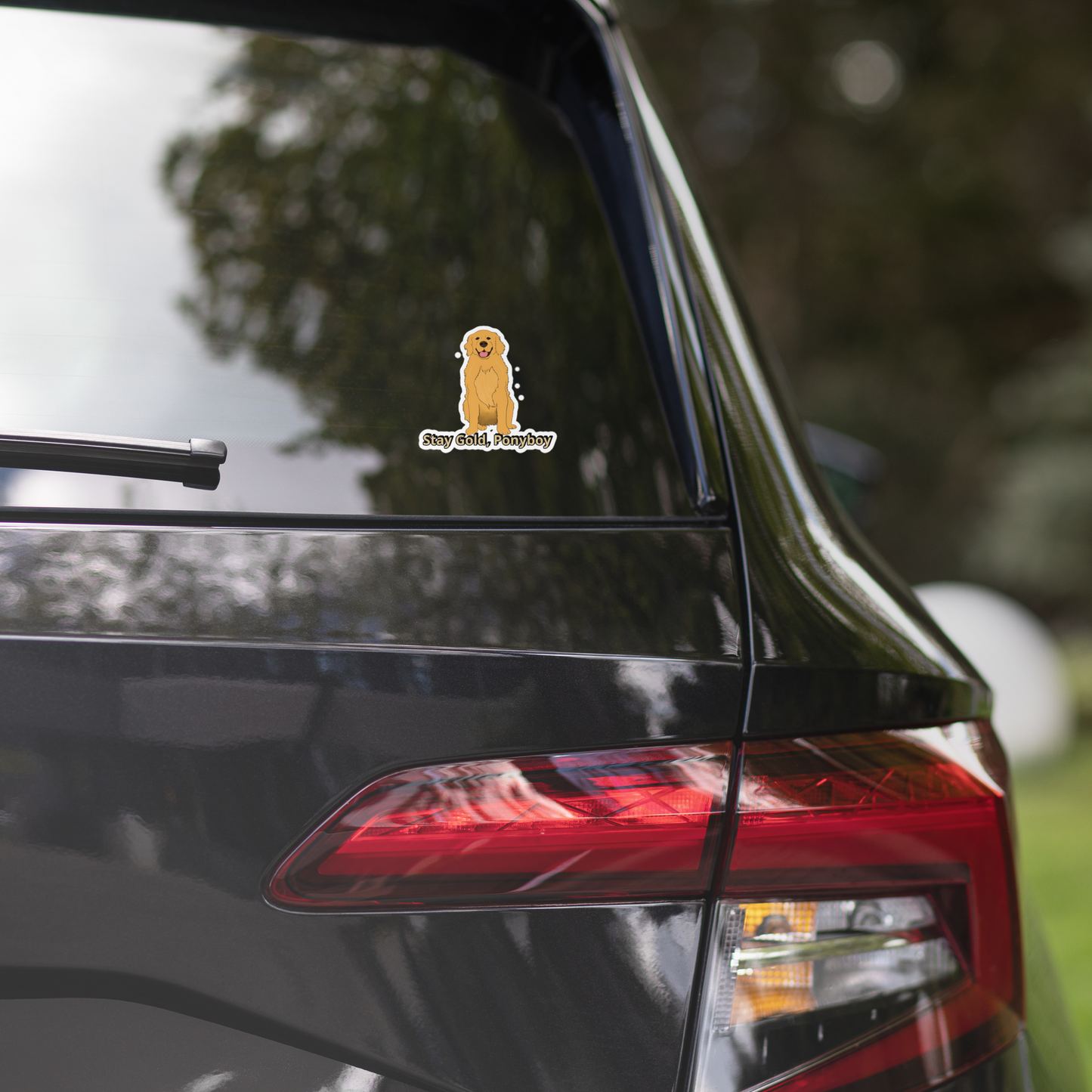 Stay Gold (Golden Retriever) Sticker