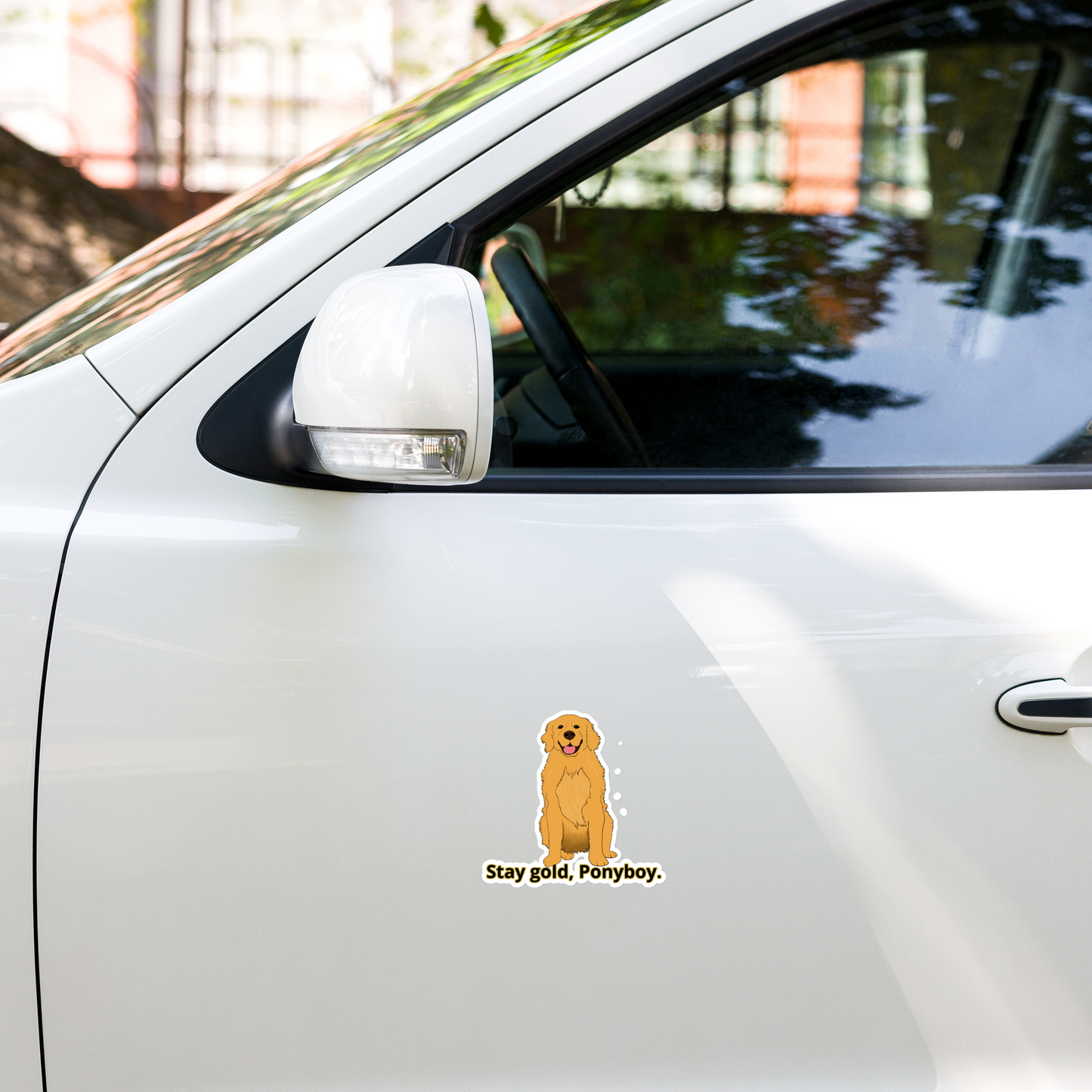 Stay Gold (Golden Retriever) Sticker