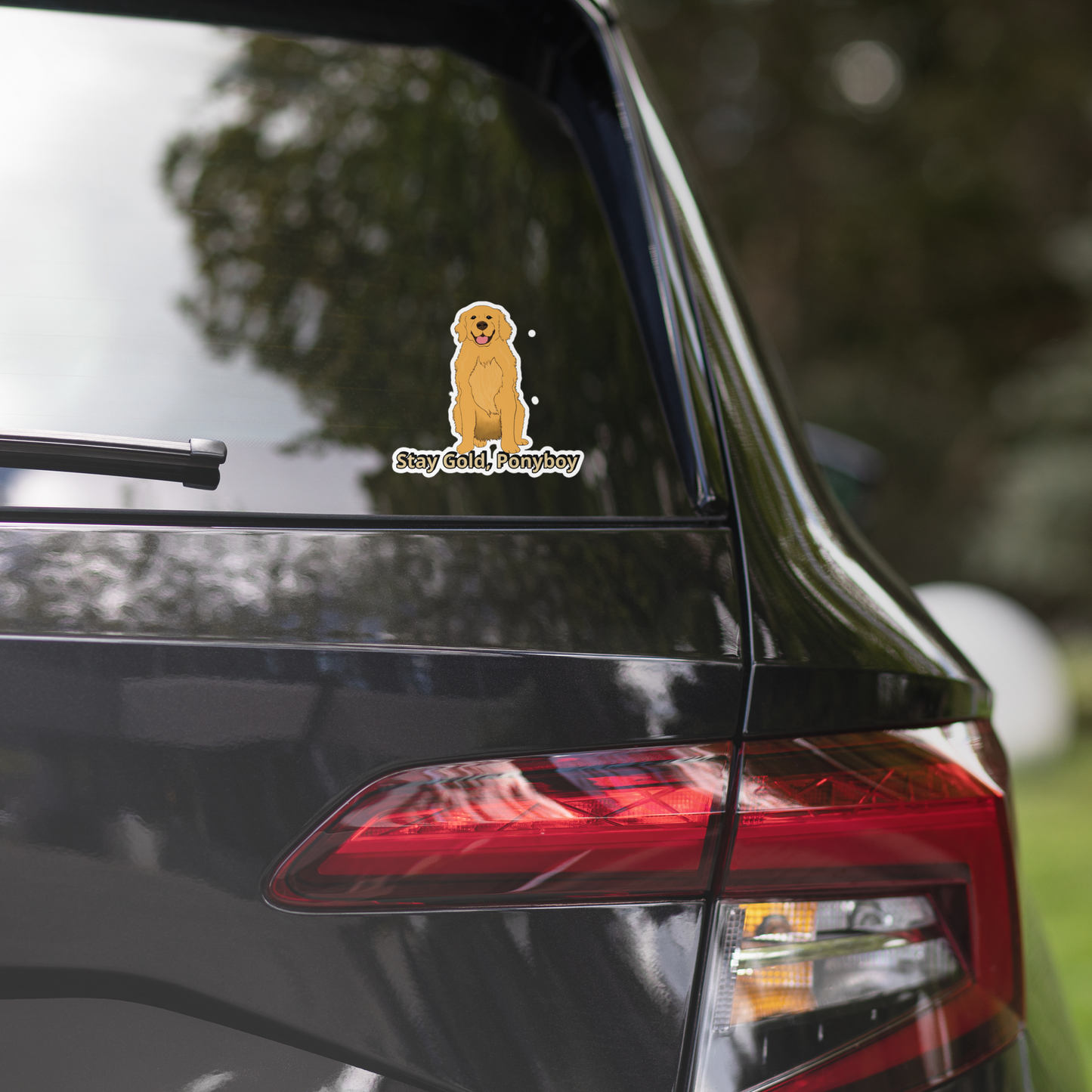 Stay Gold (Golden Retriever) Sticker