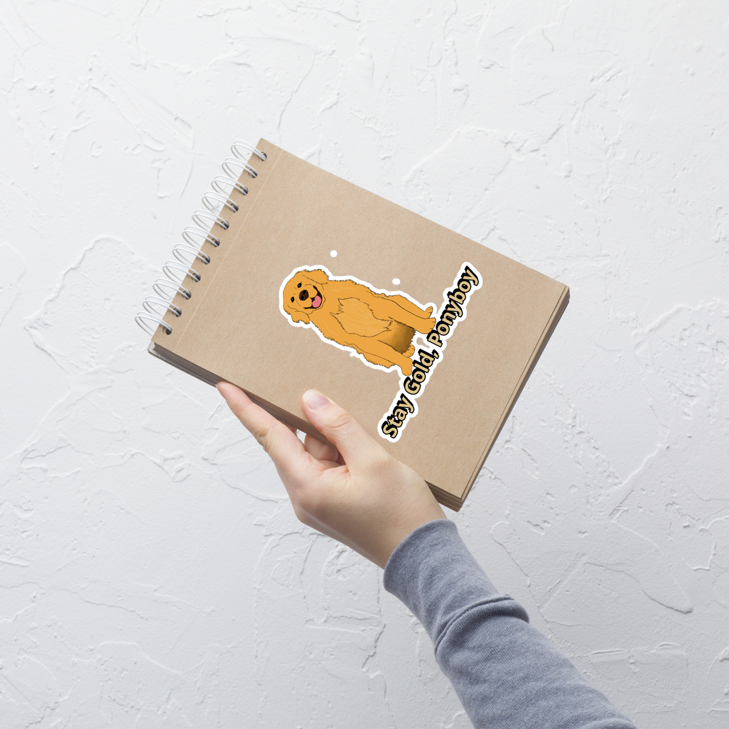 Stay Gold (Golden Retriever) Sticker
