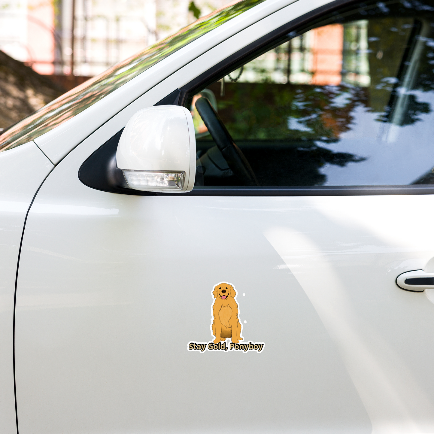 Stay Gold (Golden Retriever) Sticker