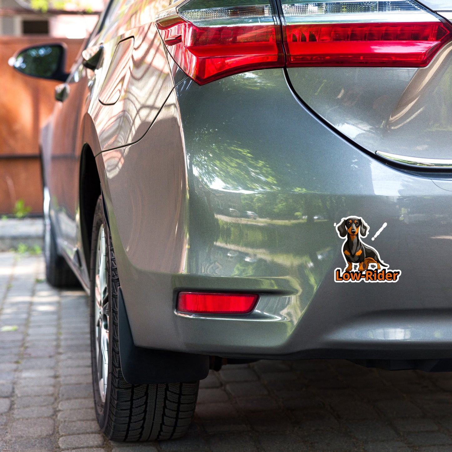 Low-Rider Dachshund Sticker