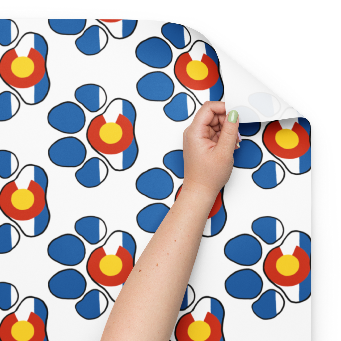 Colorado Paw Wrapping Paper Sheets