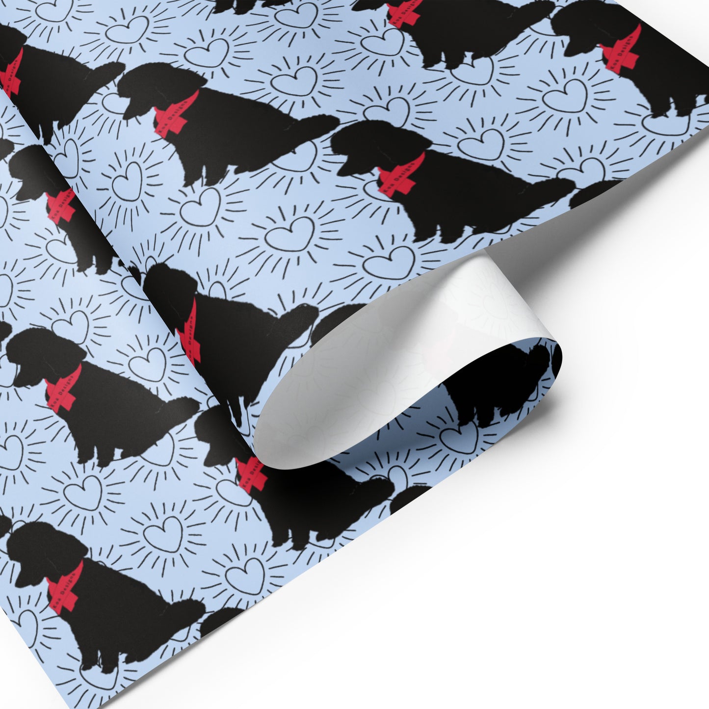 Koa Designs Logo Blue Wrapping Paper Sheets