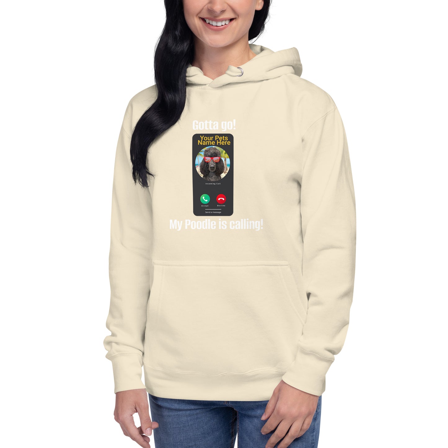 My Is  Poodle Is Calling Unisex Hoodie