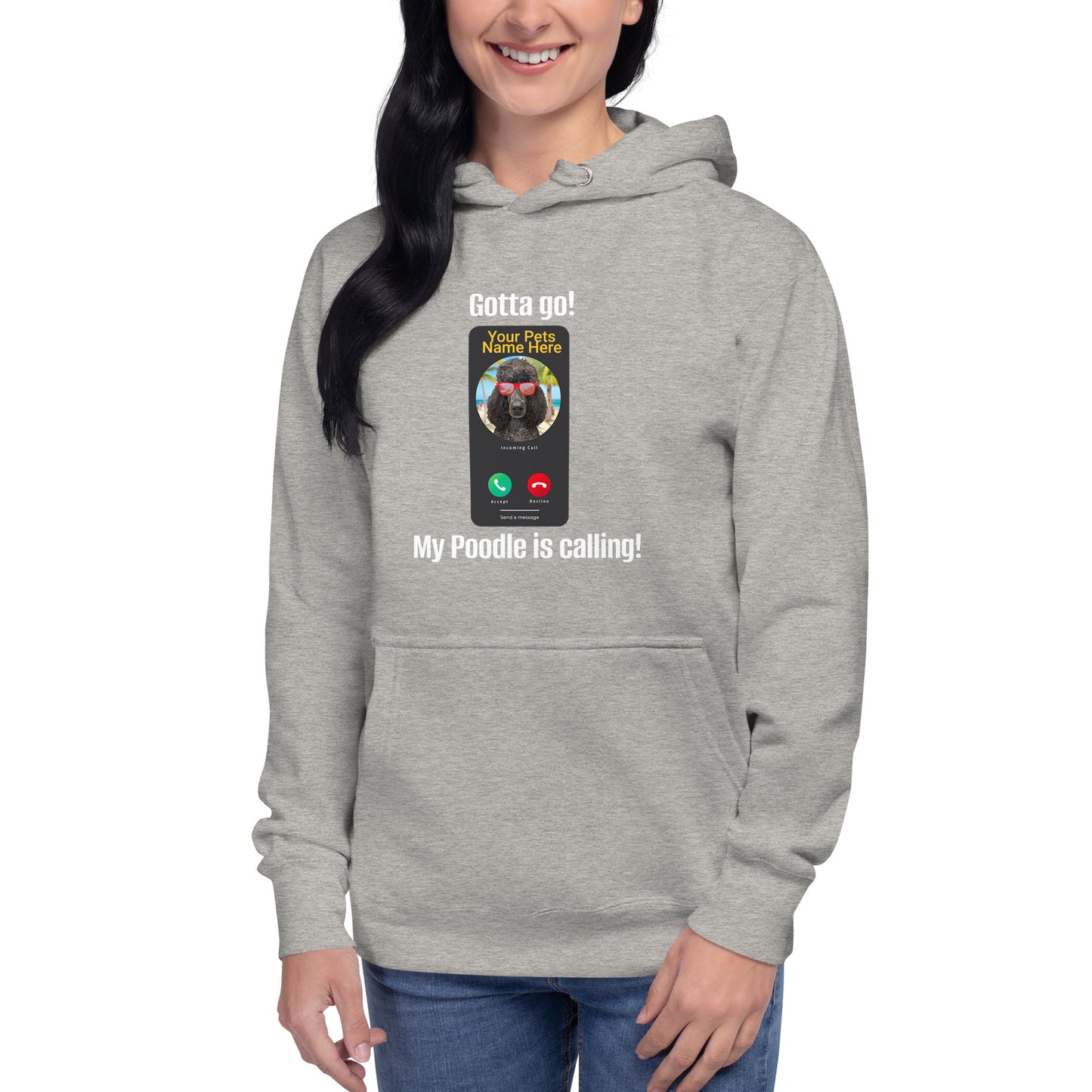 My Is  Poodle Is Calling Unisex Hoodie