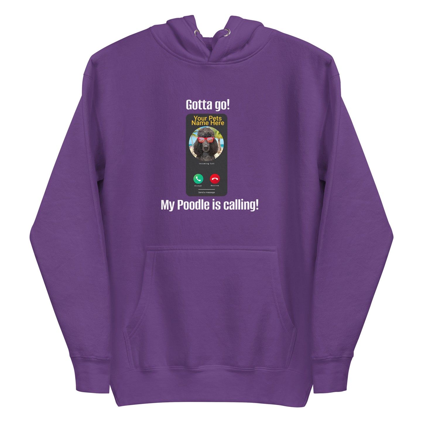 My Is  Poodle Is Calling Unisex Hoodie