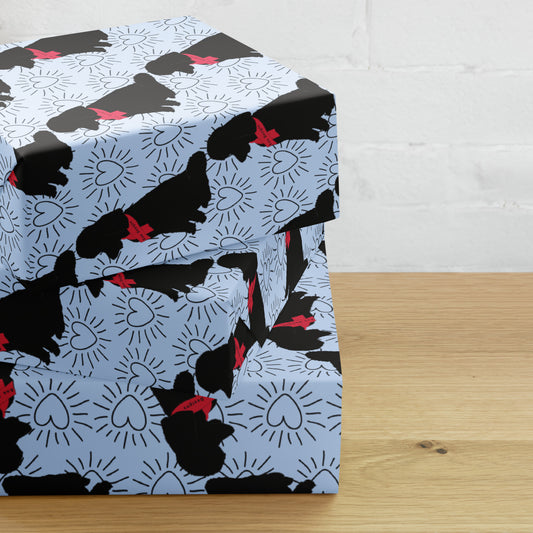 Koa Designs Logo Blue Wrapping Paper Sheets